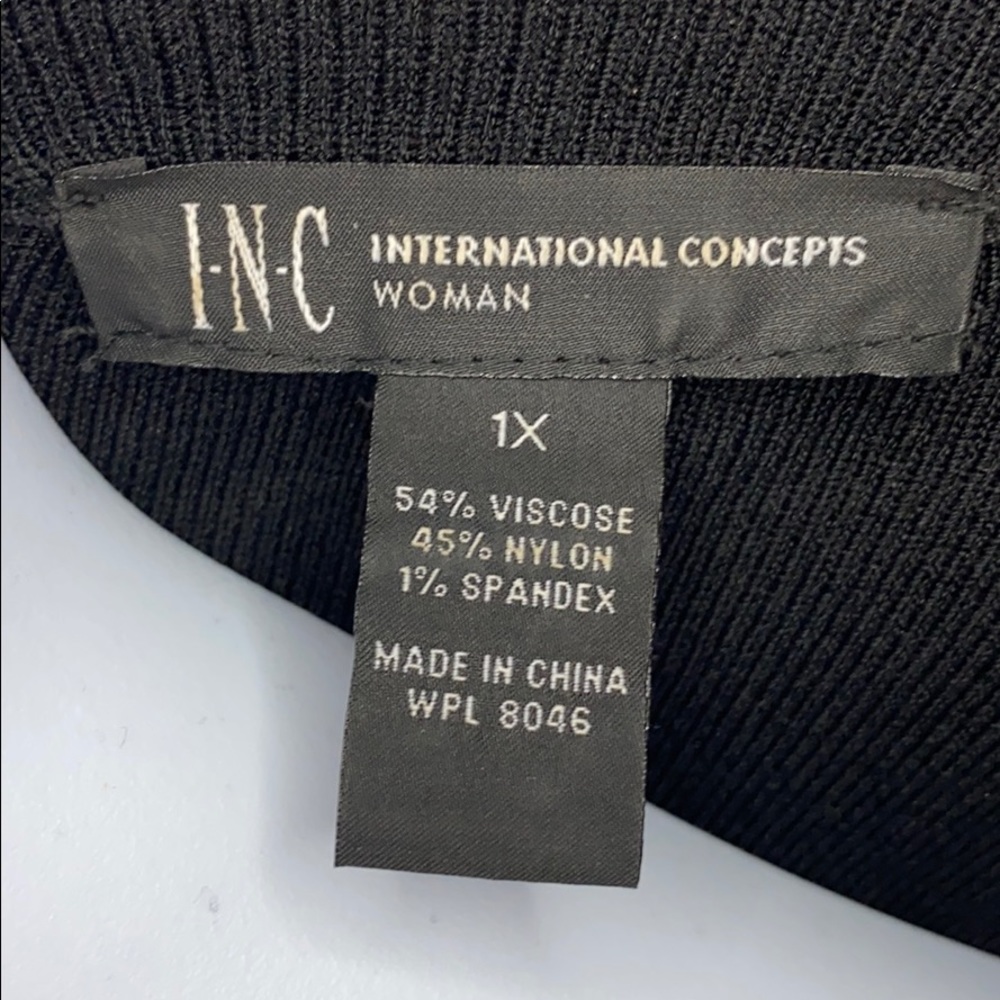 INC Plus-size Ruffle Sleeve Top - Picture 3 of 6